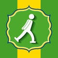 Brazil and the Olympic sports isolated icon design