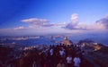 Brazil: Panoramic view from Rio de Janeiro Skyline from Corcorvado Royalty Free Stock Photo