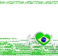 Brazil Patriotic Background
