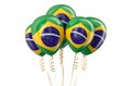 Brazil patriotic balloons, holyday concept