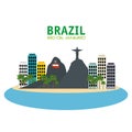 Brazil rio de janeiro touristics places design