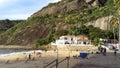 Brazil - Rio de Janeiro - Urca - Praia Vermelha - Old House - Beach - Mountain - Trees - Nature