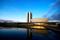 Brasilia, DF / Brazil - May 27, 2007: Brazilian National Congress at Sunset Royalty Free Stock Photo