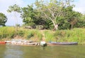 Brazil, Santarem: Living at the Amazon River - Waterfront Home Royalty Free Stock Photo