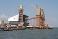 Brazil, Santarem: Port with Soybean Terminal