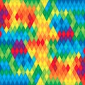 Brazil summer games colors pattern. abstract rhombus background Royalty Free Stock Photo