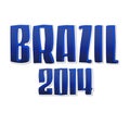 Brazil Summer 2014 - vector lettering