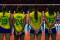 Brazil v. Netherlands - Women`s volleyball championship 2022 at Ahoy arena Rotterdam