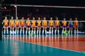 Brazil v. Netherlands - Netherlands team at Women`s volleyball championship 2022