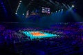 Brazil v. Netherlands - Scoreboard and arena view at Women`s volleyball championship 2022 at Ahoy arena Rotterdam