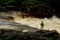 Brazil Waterfall Royalty Free Stock Photo