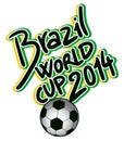 Brazil world cup Royalty Free Stock Photo