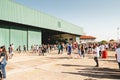 Brazilian air base warehouse. Royalty Free Stock Photo