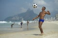 Brazilian Altinho Athletic Young Brazilian Man Beach Football Royalty Free Stock Photo