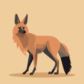 brazilian animal maned wolf