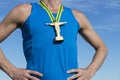 Brazilian Athlete with Cristo Gold Medal