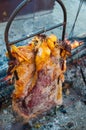 Brazilian Barbecue also known as Churrasco made by Gauchos, Brazil Royalty Free Stock Photo