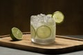 Brazilian Caipirinha cocktail Royalty Free Stock Photo