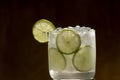 Brazilian Caipirinha cocktail Royalty Free Stock Photo