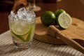 Brazilian Caipirinha Set Royalty Free Stock Photo