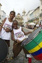 Brazilian Children Drumming Pelourinho Salvador Bahia