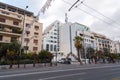 Brazilian consulate on Vasilissis Sofias Avenue is a major avenue in the east side of Athens, Greece