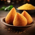 Brazilian Coxinha Snack Royalty Free Stock Photo