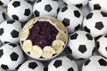 Brazilian Culture Acai and Football Soccer Balls