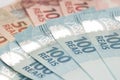 Brazilian Currency - Real Royalty Free Stock Photo