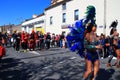 Brazilian dancer at the carnival of Limoux in the Aude, France