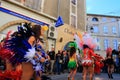 Brazilian dancer at the carnival of Limoux in the Aude, France