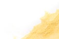 Brazilian Fuba. Corn Flour frame Royalty Free Stock Photo