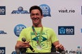 Brazilian gymnasts Medal Winners Press Conference Royalty Free Stock Photo