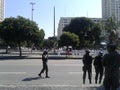 Guards and Red Cross in brazilian independence day parade.