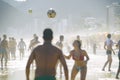 Brazilian Men and Women Playing Keepy Uppy Rio