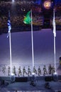 The Brazilian military force at Rio2016 colsing ceremonies