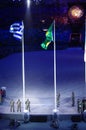 The Brazilian military force at Rio2016 closing ceremony