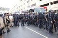 Brazilian military forces during Olympic torch relay