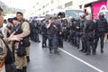 Brazilian military forces during Olympic torch relay