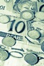 Brazilian money Royalty Free Stock Photo