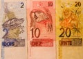 Brazilian money Royalty Free Stock Photo
