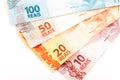 Brazilian money Royalty Free Stock Photo