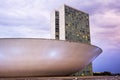 Brazilian National Congress Building in Brasilia, Brazil Royalty Free Stock Photo