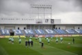 Brazilian national team players train