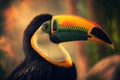 Brazilian Pantanal toco toucan, reuzentoekan, huge toucan shot