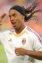 Brazilian player Ronaldinho Royalty Free Stock Photo