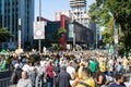 Brazilian Protesters in support of Presidente Jair Bolsonaro