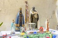 Brazilian religious altar mixing elements of umbanda, candomblÃÂ© and catholicism