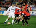 Brazilian Ronaldo Nazario Da Lima controlling the ball