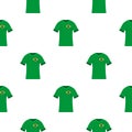 Brazilian soccer shirt pattern seamless